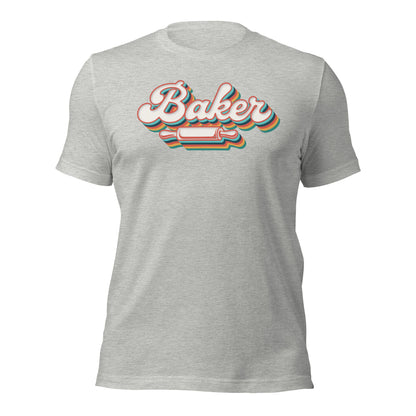 Groovy Baker Shirt Funny Retro Baking Tee - Inken Image