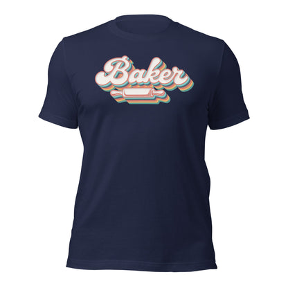 Groovy Baker Shirt Funny Retro Baking Tee - Inken Image