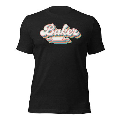 Groovy Baker Shirt Funny Retro Baking Tee - Inken Image