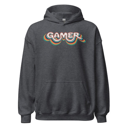 Groovy Gamer Hoodie Vintage Video Game Sweatshirt - Inken Image