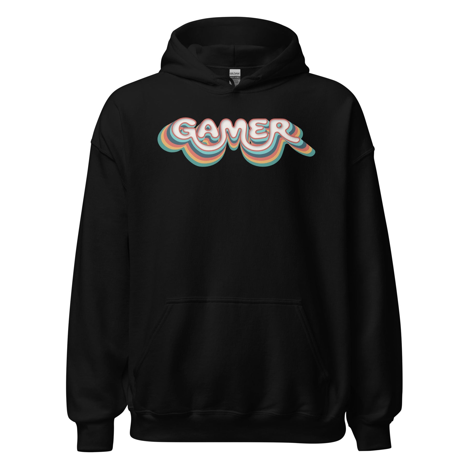 Groovy Gamer Hoodie Vintage Video Game Sweatshirt - Inken Image