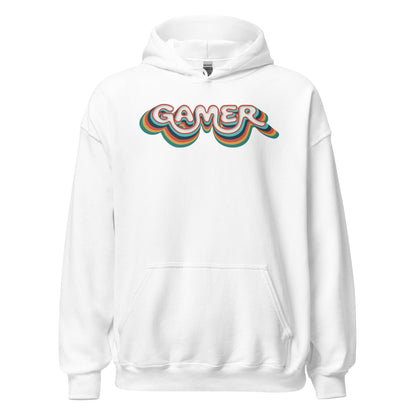 Groovy Gamer Hoodie Vintage Video Game Sweatshirt - Inken Image