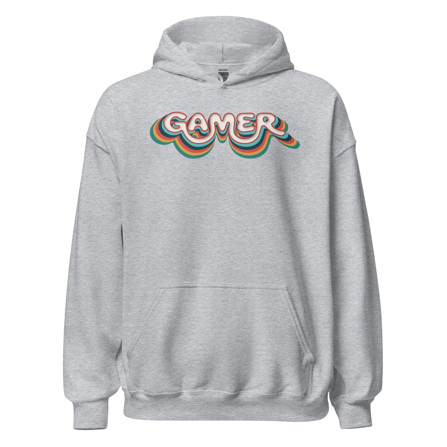 Groovy Gamer Hoodie Vintage Video Game Sweatshirt - Inken Image