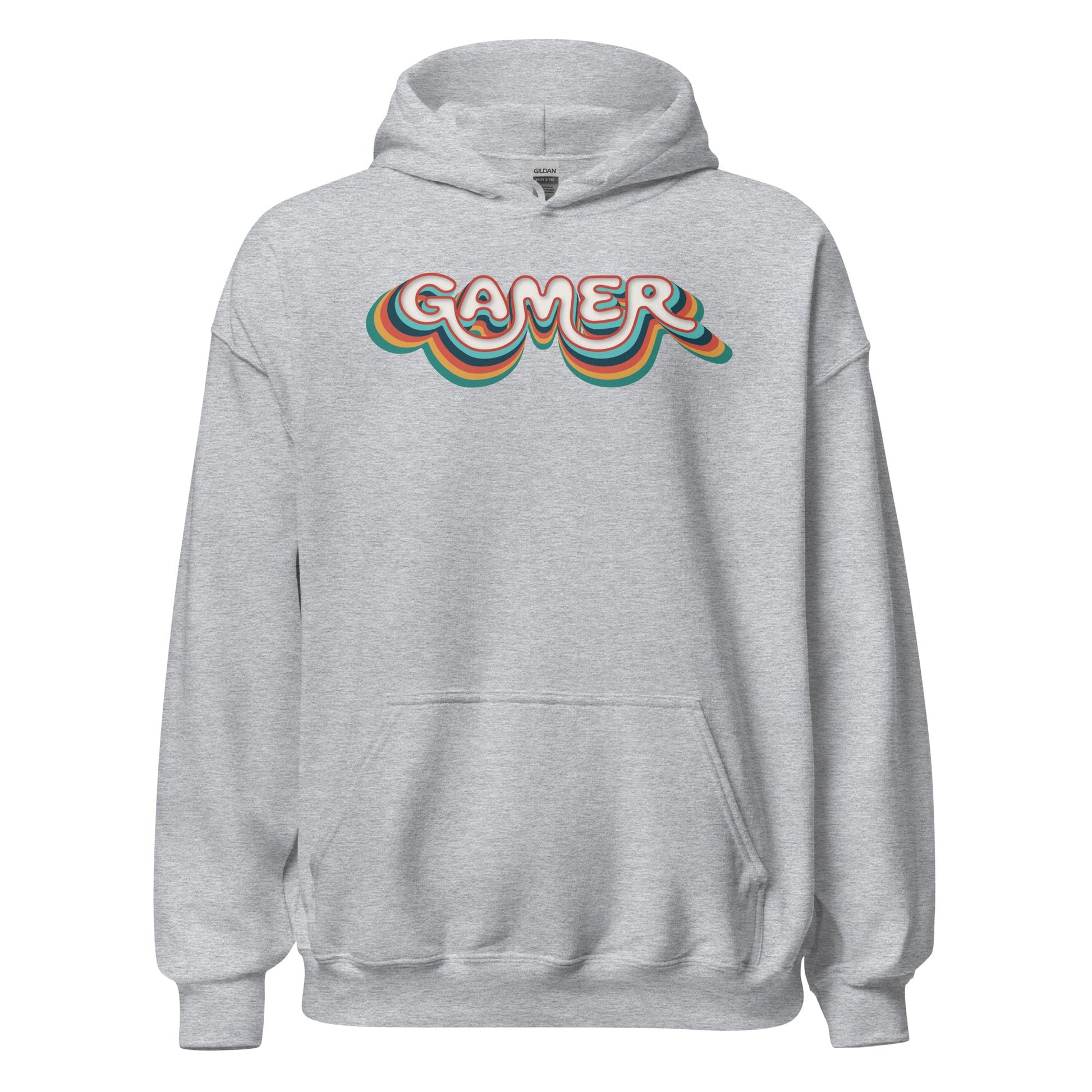 Groovy Gamer Hoodie Vintage Video Game Sweatshirt - Inken Image