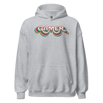 Groovy Gamer Hoodie Vintage Video Game Sweatshirt - Inken Image