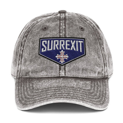HE IS RISEN Shield Embroidered Cotton Twill Cap in Greek, Slavonic, or Latin - Inken Image
