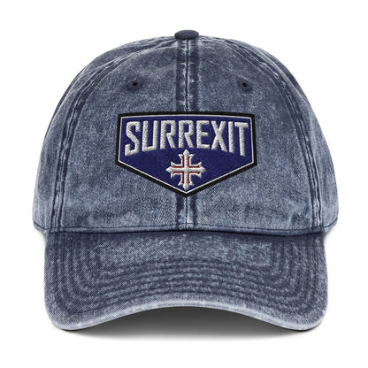 HE IS RISEN Shield Embroidered Cotton Twill Cap in Greek, Slavonic, or Latin - Inken Image