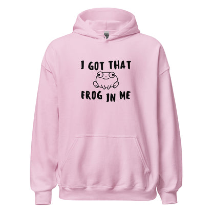 I Got That Frog In Me Hoodie Funny Frog Meme Gift Sweatshirt - Inken Image