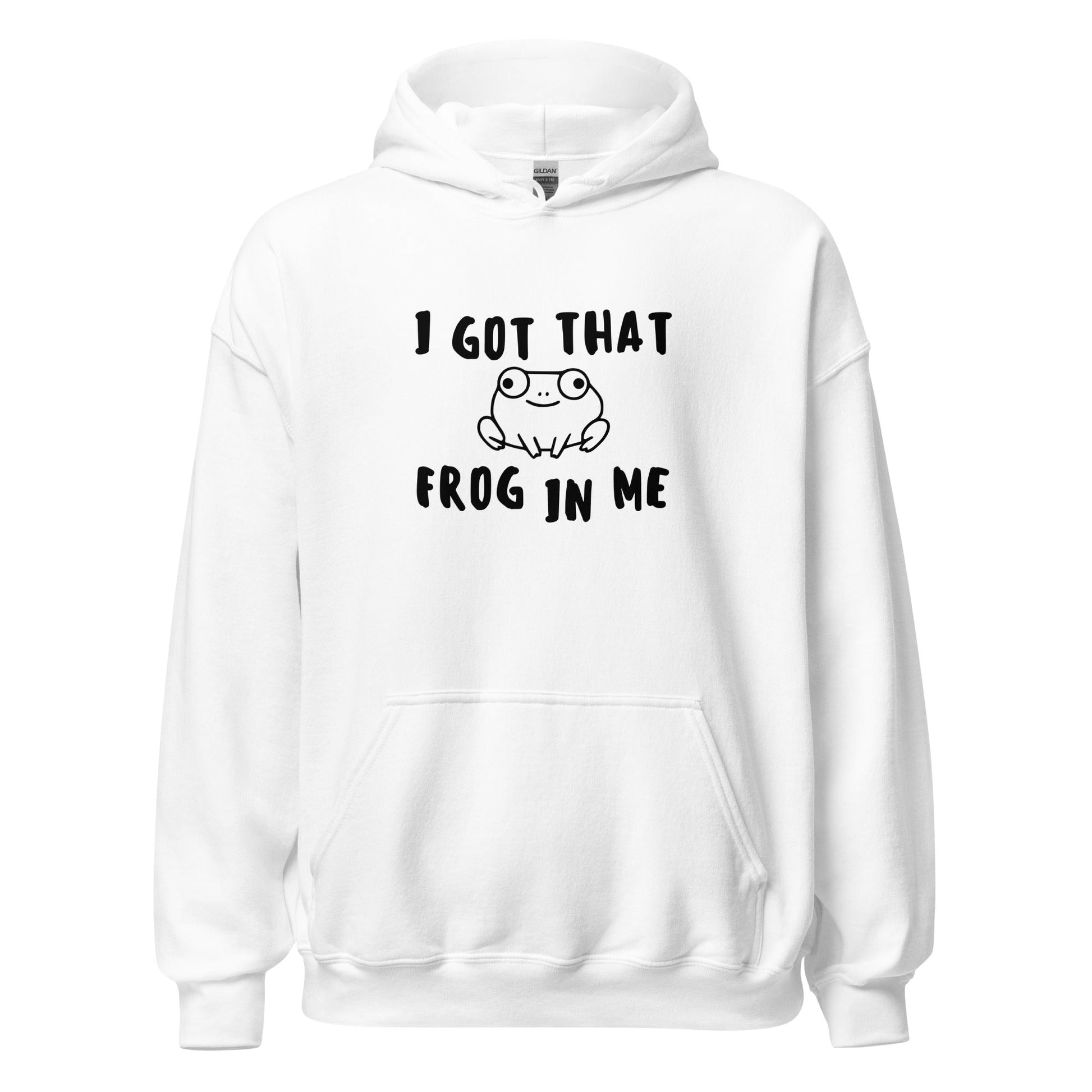 I Got That Frog In Me Hoodie Funny Frog Meme Gift Sweatshirt - Inken Image