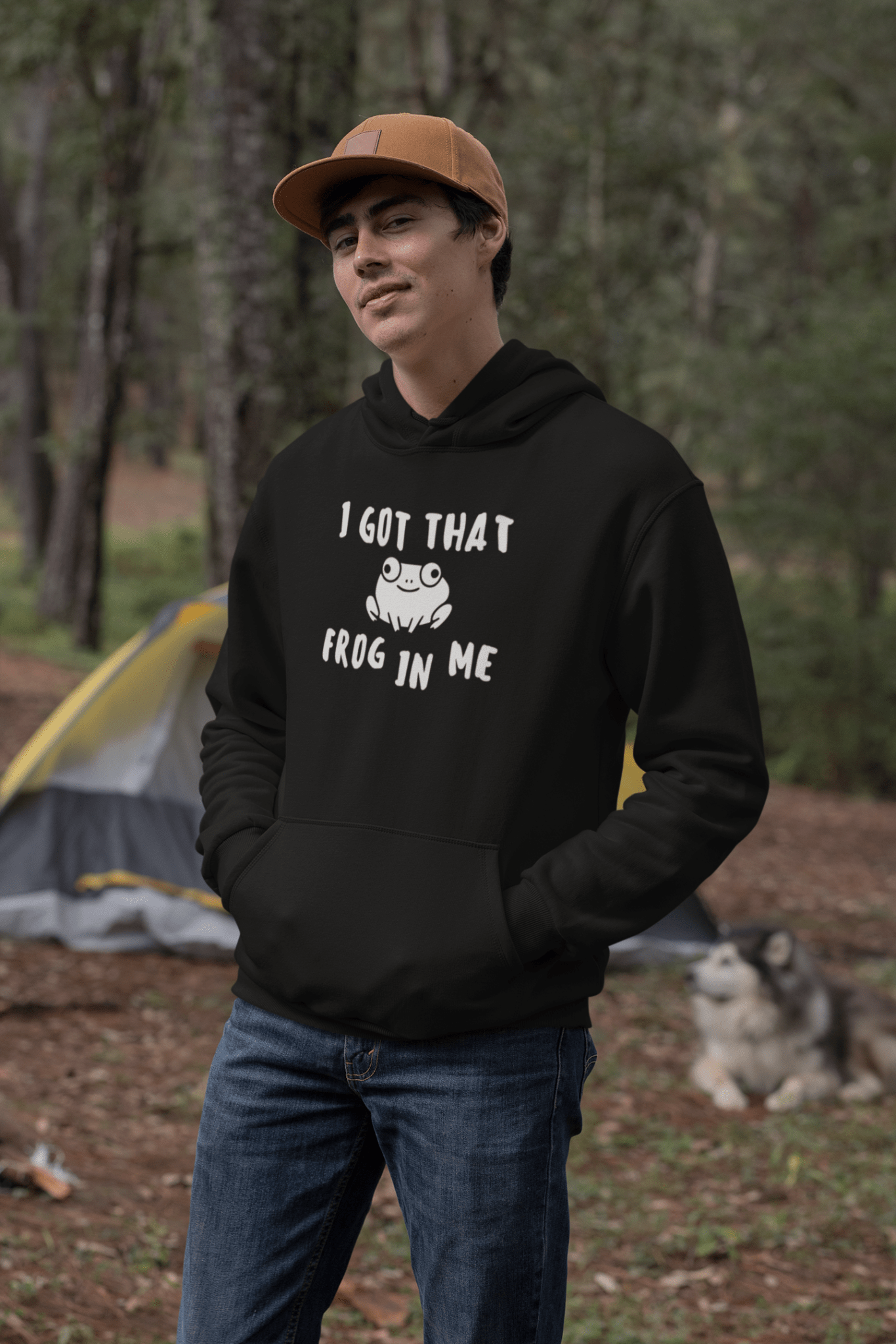 I Got That Frog In Me Hoodie Funny Frog Meme Gift Sweatshirt - Inken Image
