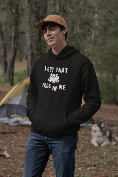 I Got That Frog In Me Hoodie Funny Frog Meme Gift Sweatshirt - Inken Image