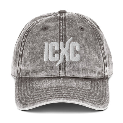 ICXC Christian 3D Puff Embroidered Christogram Vintage Cotton Twill Cap - Inken Image