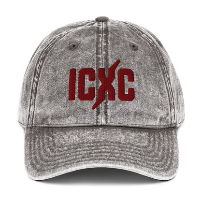 ICXC Christian 3D Puff Embroidered Christogram Vintage Cotton Twill Cap - Inken Image