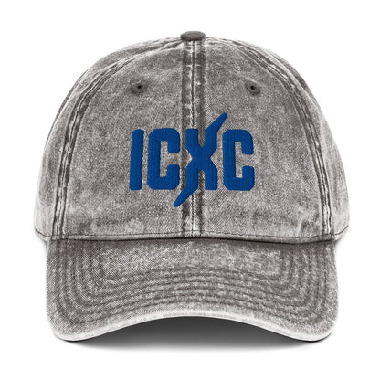 ICXC Christian 3D Puff Embroidered Christogram Vintage Cotton Twill Cap - Inken Image