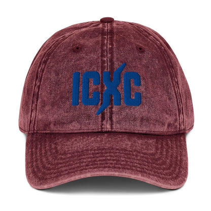 ICXC Christian 3D Puff Embroidered Christogram Vintage Cotton Twill Cap - Inken Image