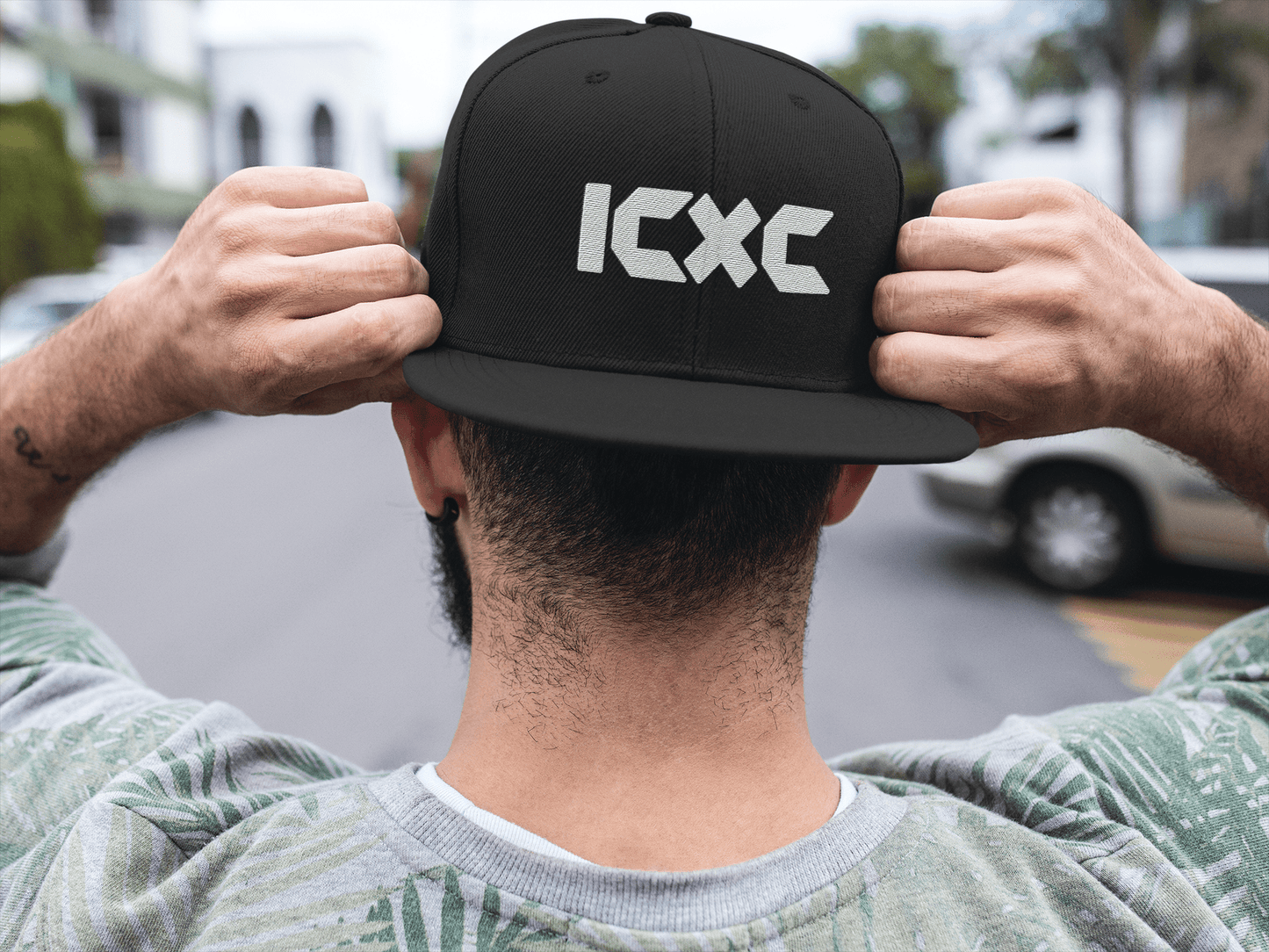 ICXC "Jesus Christ" 3D Puff Embroidered Snapback - Inken Image