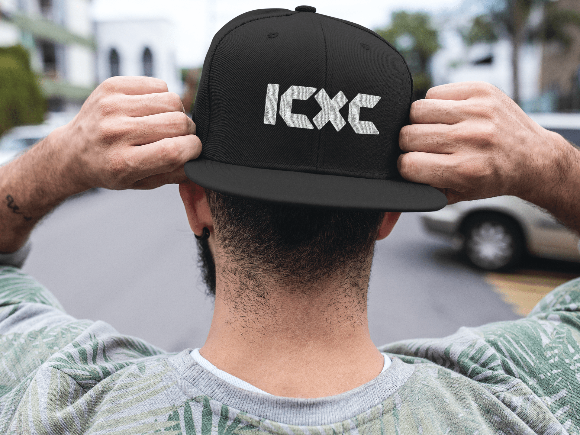 ICXC "Jesus Christ" 3D Puff Embroidered Snapback - Inken Image