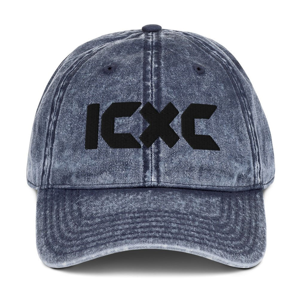 ICXC "Jesus Christ" 3D Puff Embroidered Vintage Cotton Twill Cap - Inken Image