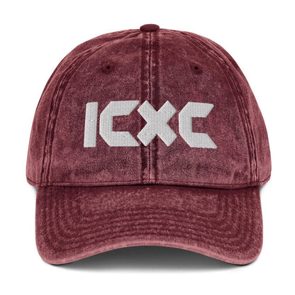 ICXC "Jesus Christ" 3D Puff Embroidered Vintage Cotton Twill Cap - Inken Image