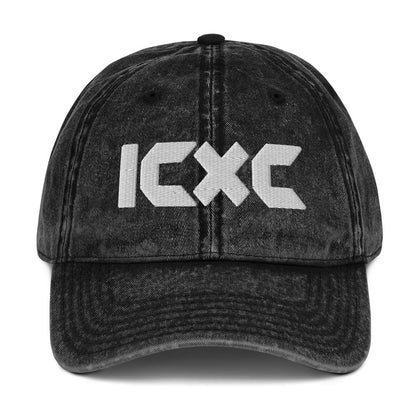 ICXC "Jesus Christ" 3D Puff Embroidered Vintage Cotton Twill Cap - Inken Image
