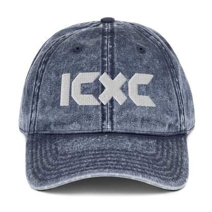ICXC "Jesus Christ" 3D Puff Embroidered Vintage Cotton Twill Cap - Inken Image