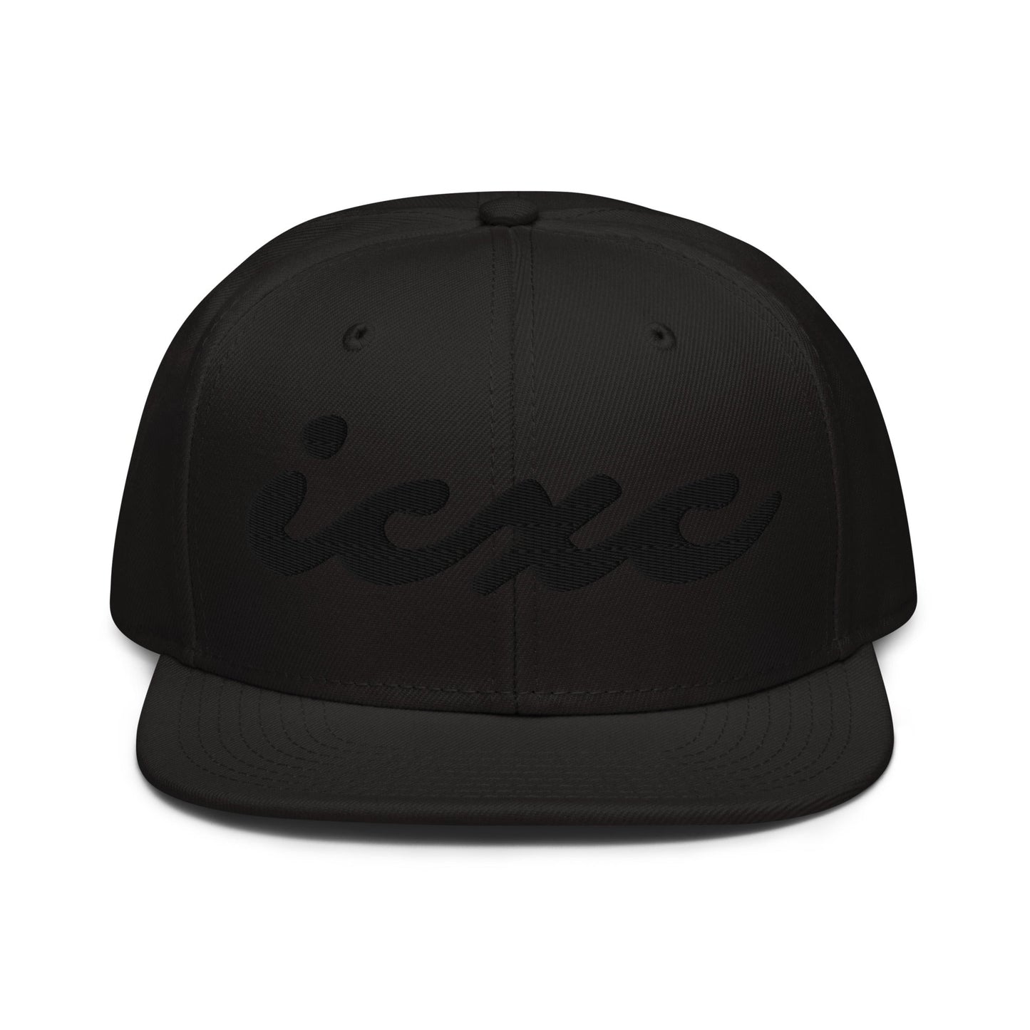 ICXC Jesus Christ Cursive 3D Puff Embroidery Snapback - Inken Image