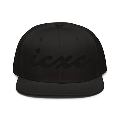 ICXC Jesus Christ Cursive 3D Puff Embroidery Snapback - Inken Image