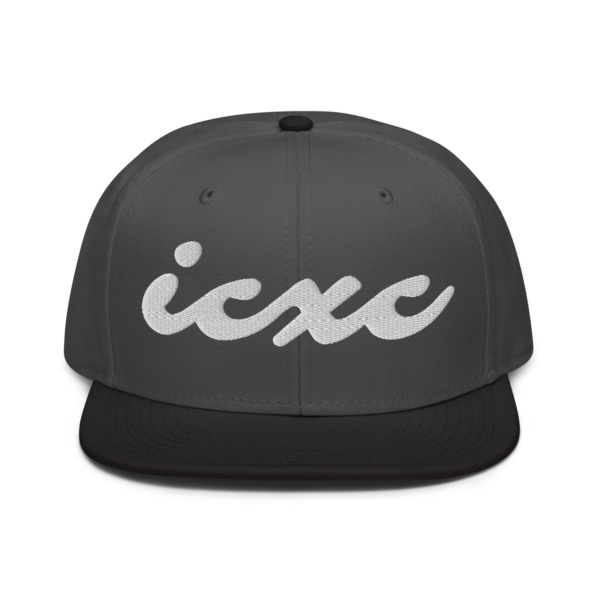 ICXC Jesus Christ Cursive 3D Puff Embroidery Snapback - Inken Image