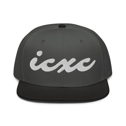 ICXC Jesus Christ Cursive 3D Puff Embroidery Snapback - Inken Image