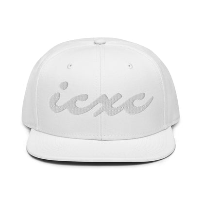 ICXC Jesus Christ Cursive 3D Puff Embroidery Snapback - Inken Image