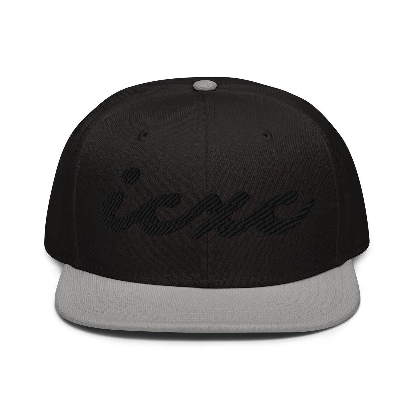 ICXC Jesus Christ Cursive 3D Puff Embroidery Snapback - Inken Image