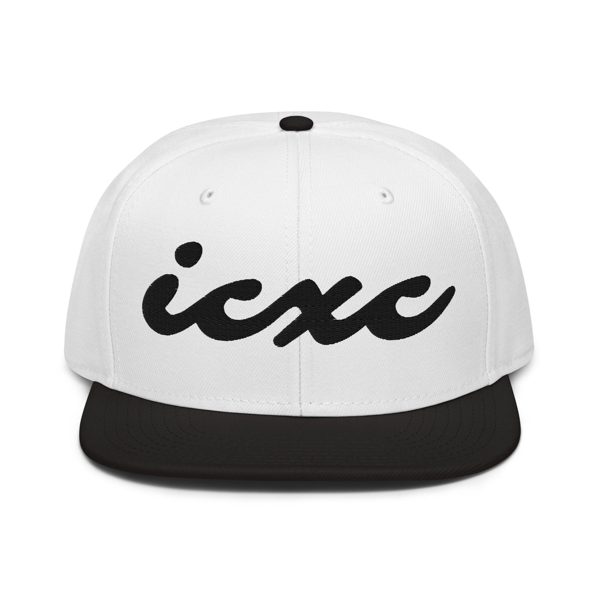 ICXC Jesus Christ Cursive 3D Puff Embroidery Snapback - Inken Image