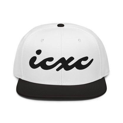 ICXC Jesus Christ Cursive 3D Puff Embroidery Snapback - Inken Image