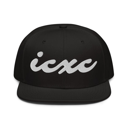 ICXC Jesus Christ Cursive 3D Puff Embroidery Snapback - Inken Image