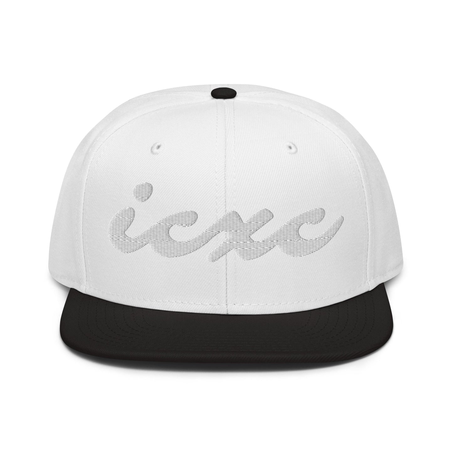 ICXC Jesus Christ Cursive 3D Puff Embroidery Snapback - Inken Image