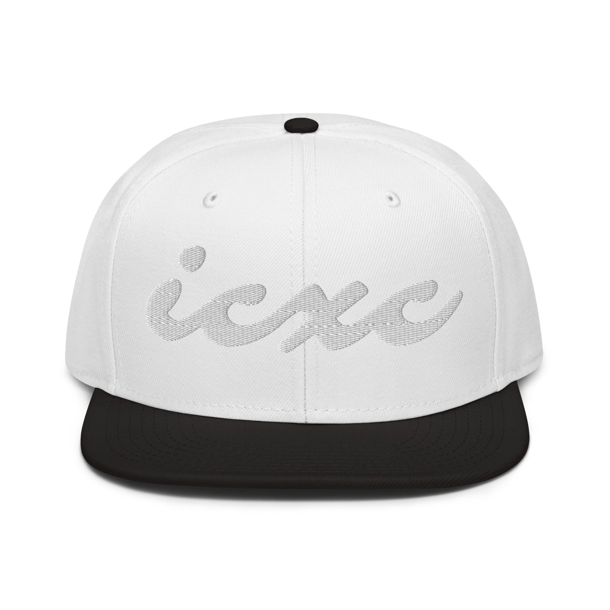 ICXC Jesus Christ Cursive 3D Puff Embroidery Snapback - Inken Image