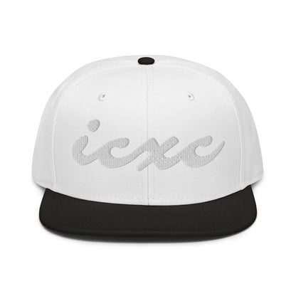 ICXC Jesus Christ Cursive 3D Puff Embroidery Snapback - Inken Image