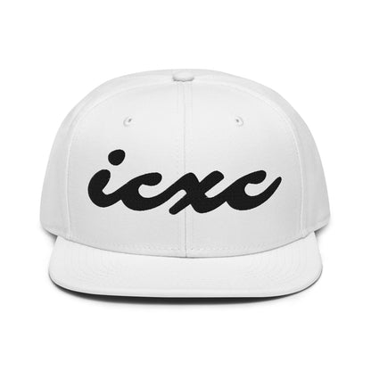 ICXC Jesus Christ Cursive 3D Puff Embroidery Snapback - Inken Image