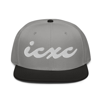 ICXC Jesus Christ Cursive 3D Puff Embroidery Snapback - Inken Image
