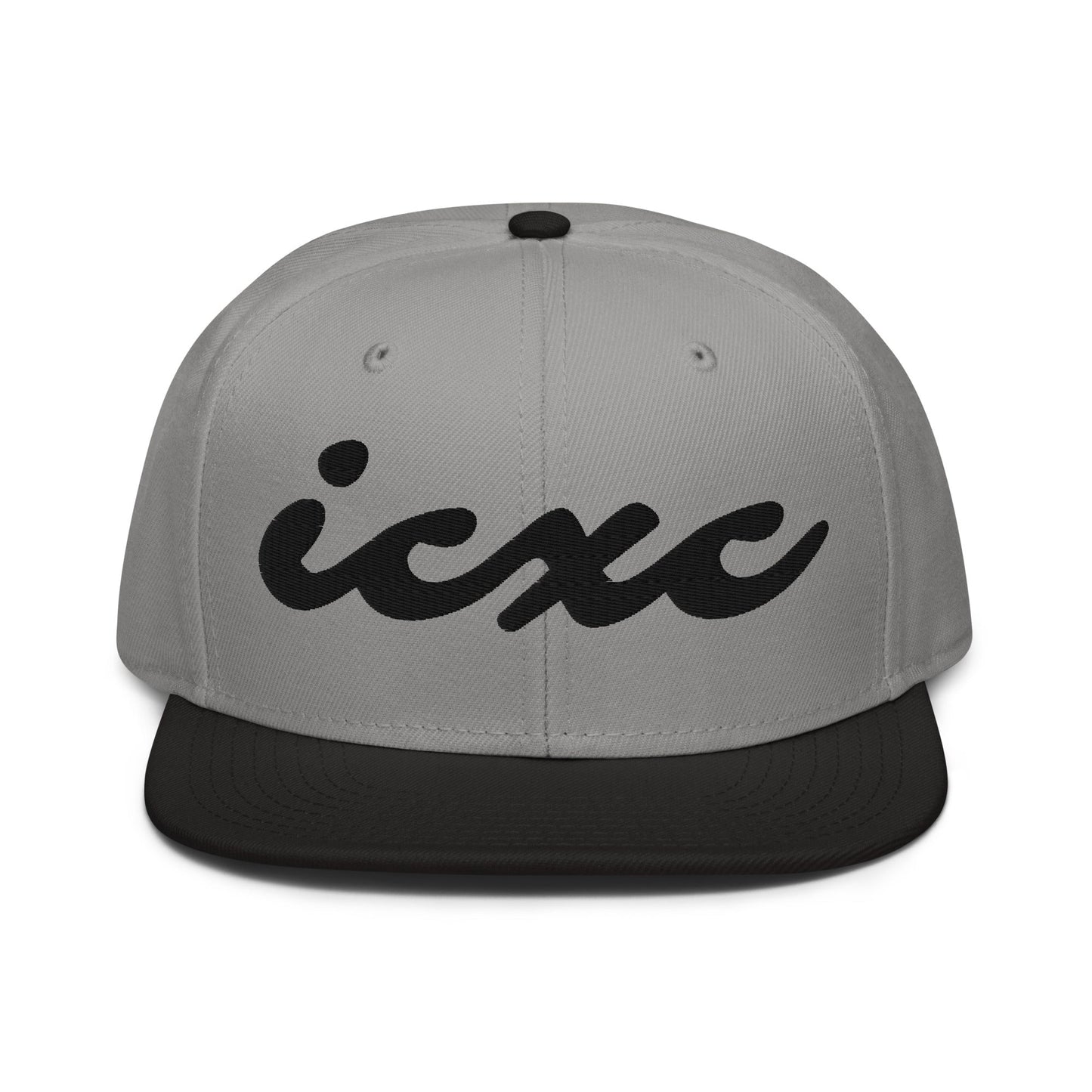 ICXC Jesus Christ Cursive 3D Puff Embroidery Snapback - Inken Image
