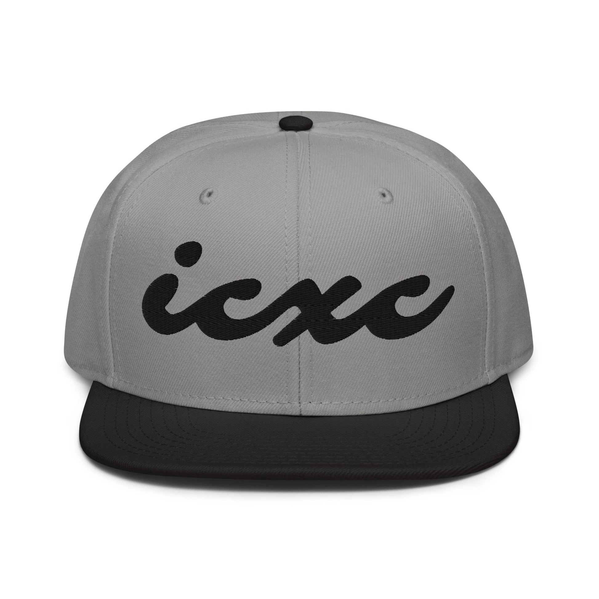 ICXC Jesus Christ Cursive 3D Puff Embroidery Snapback - Inken Image