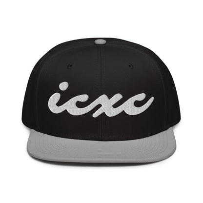 ICXC Jesus Christ Cursive 3D Puff Embroidery Snapback - Inken Image