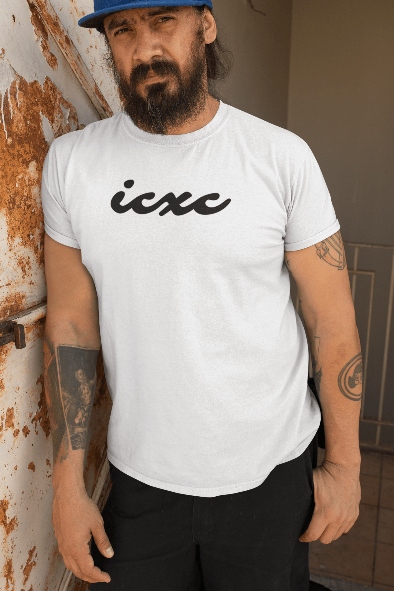 ICXC Jesus Christ Cursive T-Shirt - Inken Image