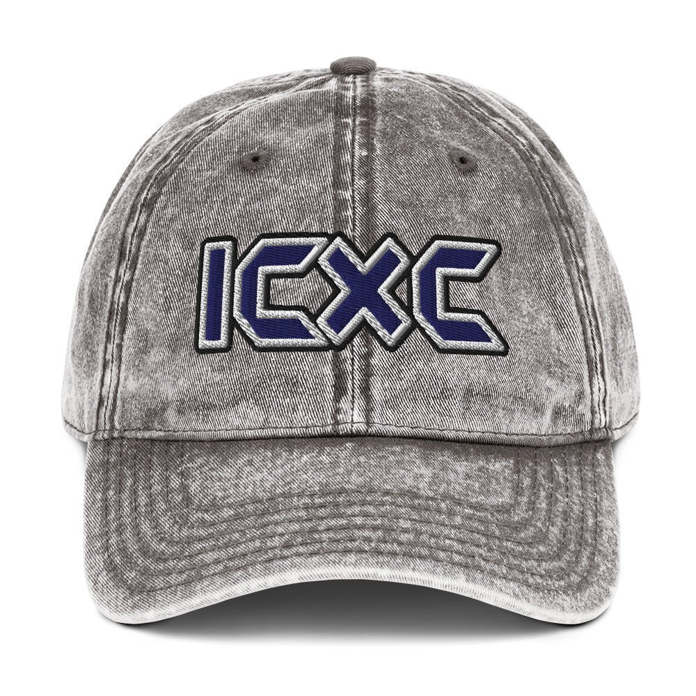 ICXC "Jesus Christ" Flat Embroidered Vintage Cotton Twill Cap - Inken Image