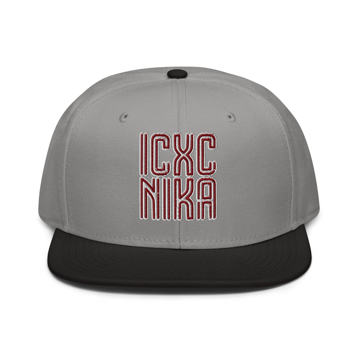 ICXC NIKA, Jesus Christ Victorious, Christian Flat Embroidered Snapback Hat - Inken Image