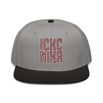 ICXC NIKA, Jesus Christ Victorious, Christian Flat Embroidered Snapback Hat - Inken Image