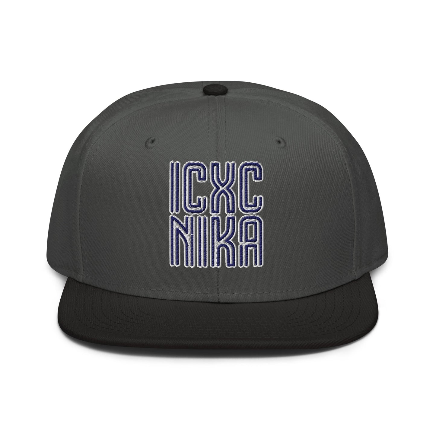 ICXC NIKA, Jesus Christ Victorious, Christian Flat Embroidered Snapback Hat - Inken Image