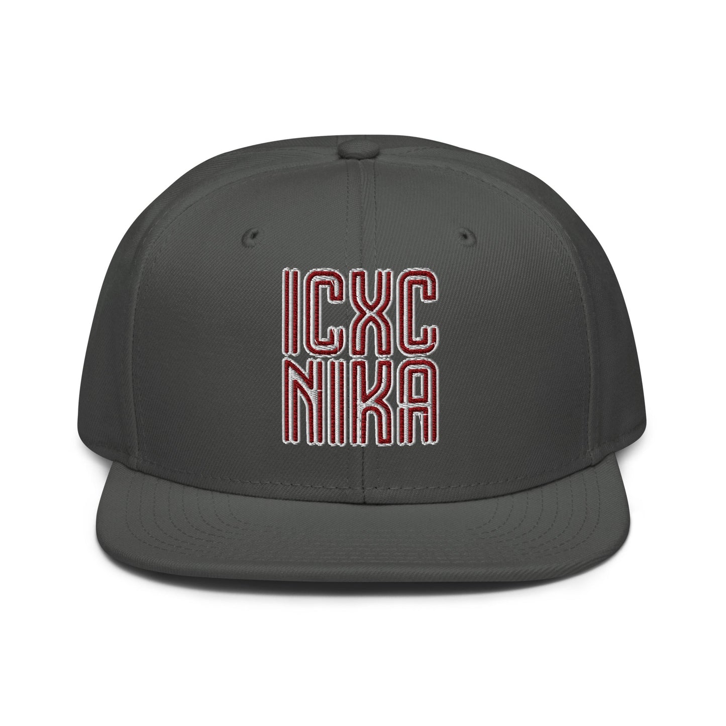 ICXC NIKA, Jesus Christ Victorious, Christian Flat Embroidered Snapback Hat - Inken Image