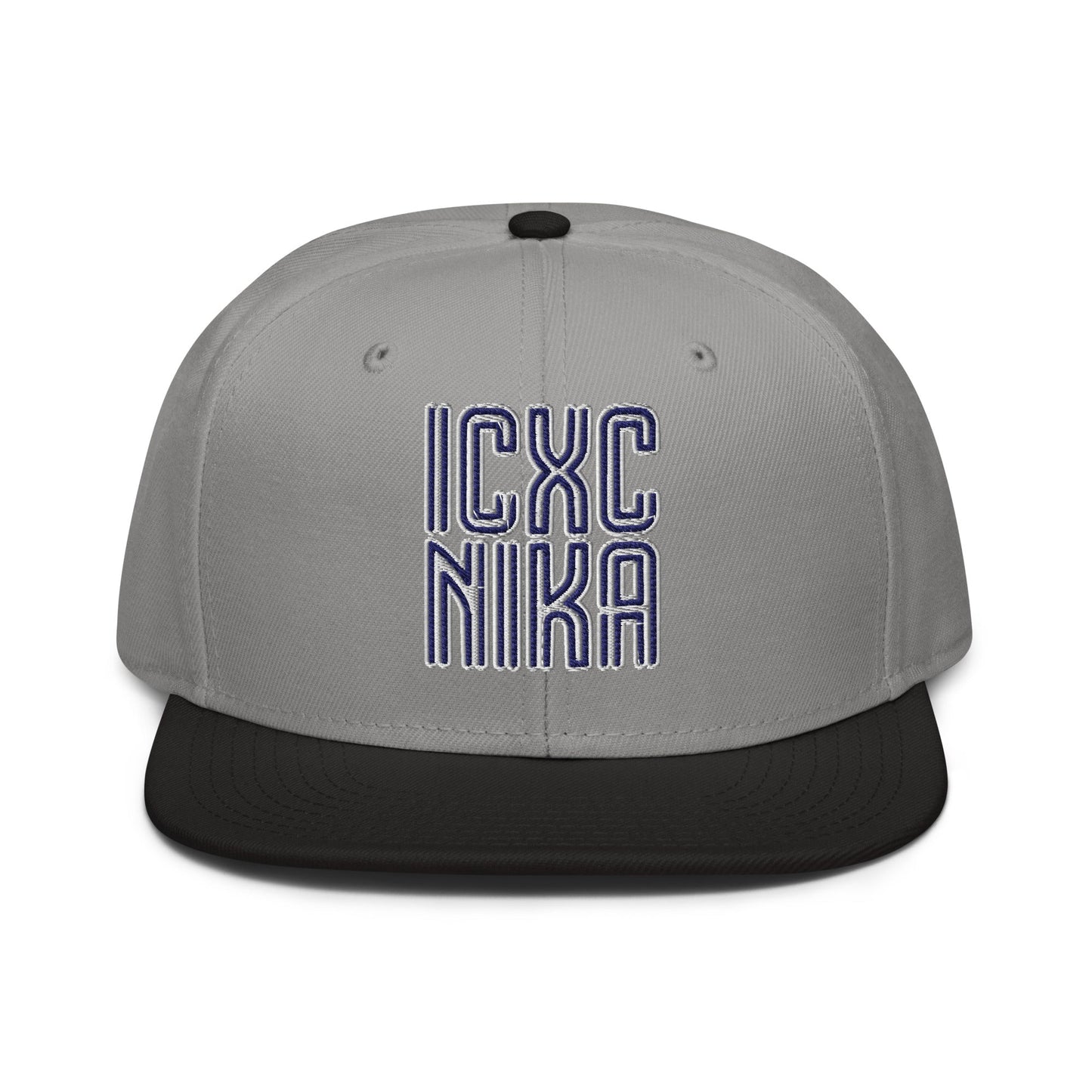 ICXC NIKA, Jesus Christ Victorious, Christian Flat Embroidered Snapback Hat - Inken Image