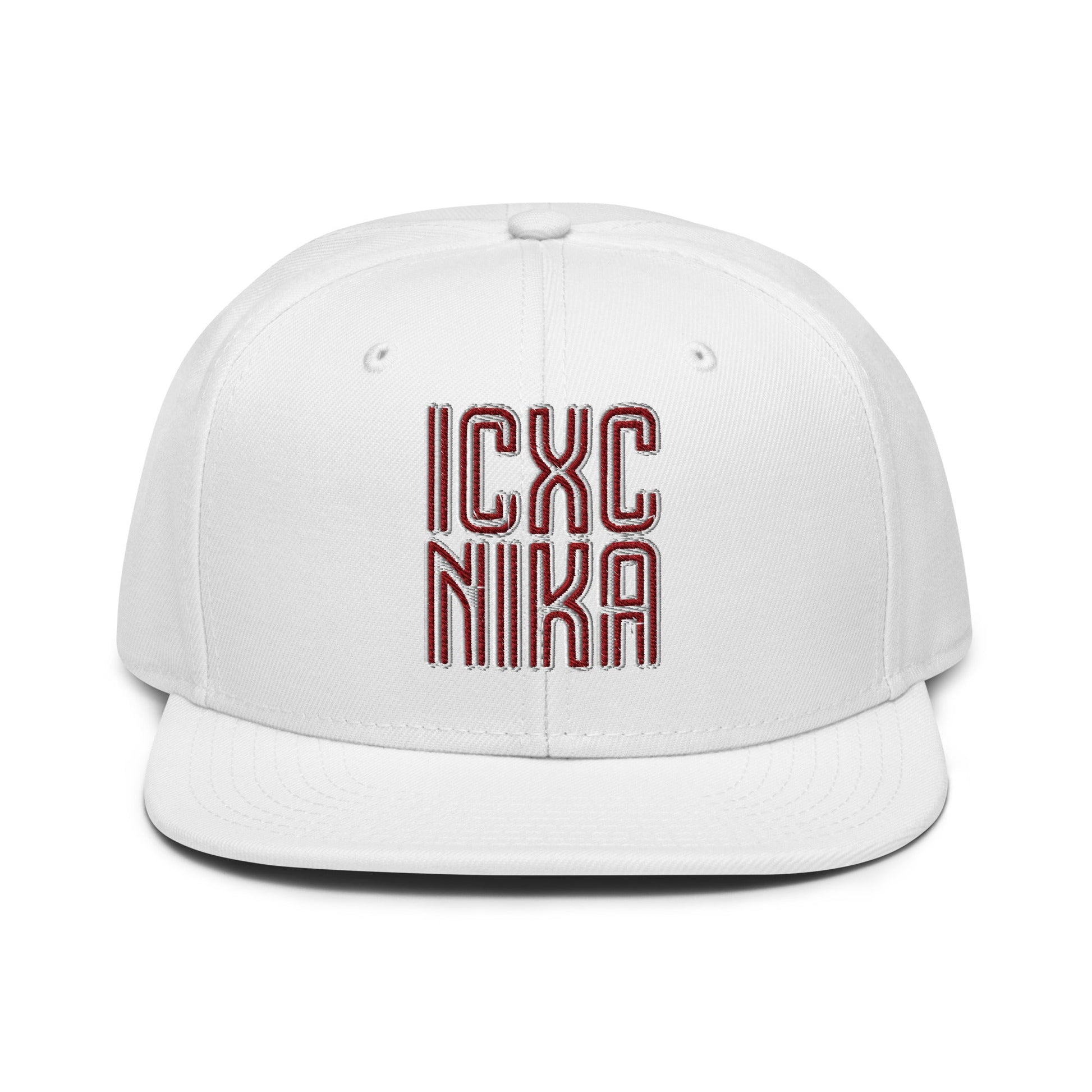 ICXC NIKA, Jesus Christ Victorious, Christian Flat Embroidered Snapback Hat - Inken Image